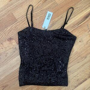 BB Dakota by Steve Madden "I Can't Wait" Sequin Top